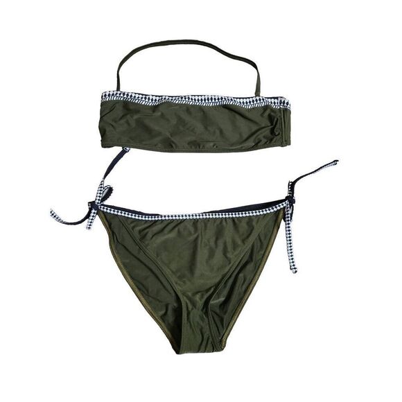 Lemlem Bandeau Top and String Bikini Bottom - Picture 1 of 7